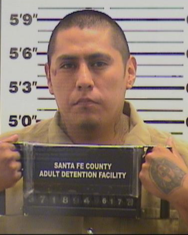 Mug shot of Raylan Reano from the Santa Fe County Detention Center